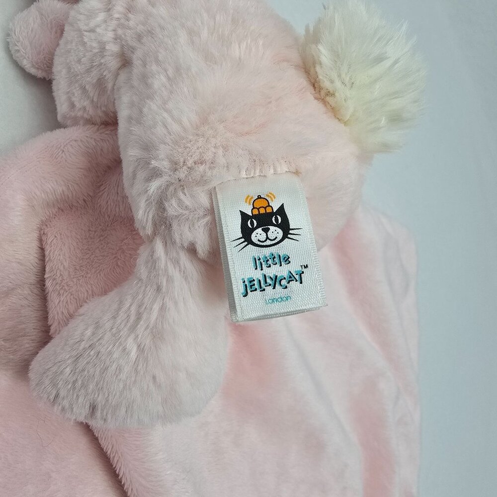 Jellycat Pink Bashful Bunny Soother Lovey Security Blanket Soft Plush Baby Toy - Picture 7 of 12